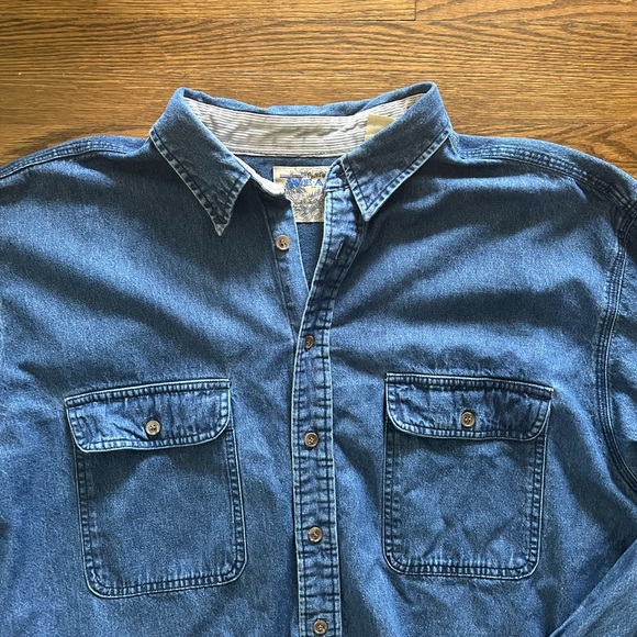 vintage 90s denim shirt - Picture 5 of 6